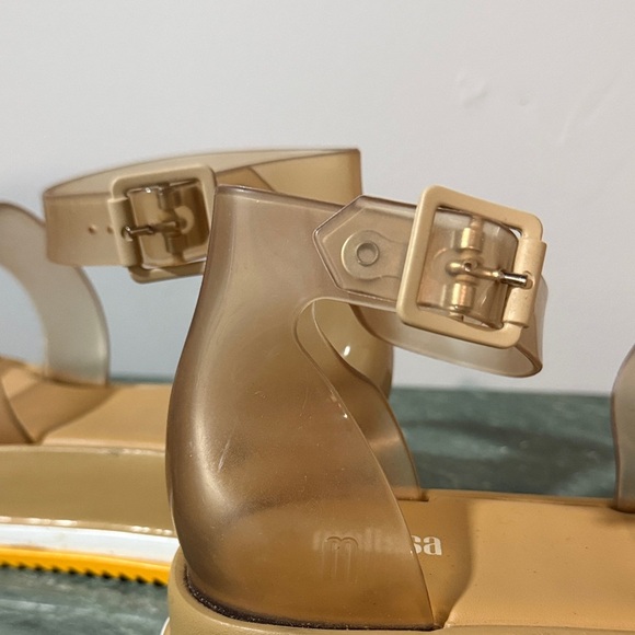 Melissa Stylish Tan Platform Sandals - Picture 10 of 10
